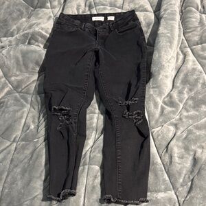 KanCan Black Distressed Skinny Jeans